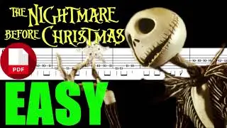 💀THIS IS HALLOWEEN🎸EASY TAB🎸