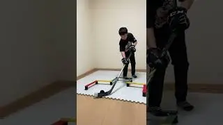 How To Use Hockey Training Aid At Home - 4 Stickhandling Drills for Kids