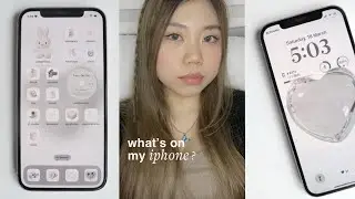 what's on my iphone 12 + how i customize my home screen ✂︎📱