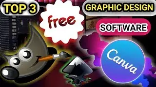 Top 3 Free graphic design software | Free graphic design software for beginners