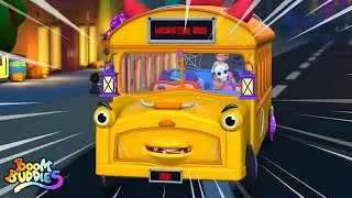 Boom Buddies - Bánh Xe Trên Xe Buýt Bài Hát + Vui Hơn Bài Hát Xe Buýt Halloween Cho Trẻ Em