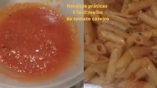receitas práticas e fácil:Molhos de tomate caseiro 🍅🍅😋😍