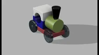 Паровоз В Fusion 360