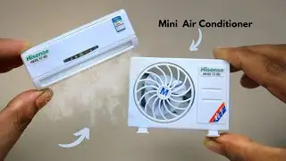 Mini Hisense Air Conditioner Unboxing & Test Video || Best Gadgets Solar AC
