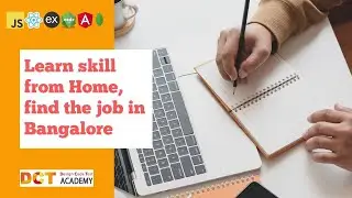 Learn latest technologies at home, then find a job in bangalore