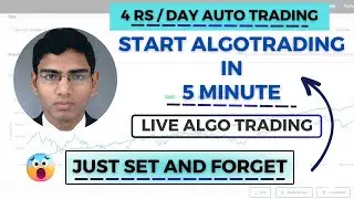 ALGOTEST LIVE ALGO TRADING || JUST 4 ₹ / DAY ALGO-TRADING || JUST SET ANF FOREGET TRADING