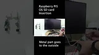 OS SD card Insertion on Raspberry Pi 5 project