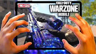 120 FPS + 4K WARZONE MOBILE iPAD PRO M4 GAMEPLAY 🔥