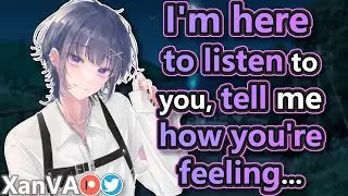 Having a Chat after a Rough Day💜(ASMR M4F)(Comfort)(Mental Health)(Crying)(Depression)(Sleep aid)