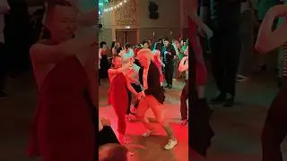 Salsa social dancing with Maria @mariava.si.lyeva at @nypartyspb