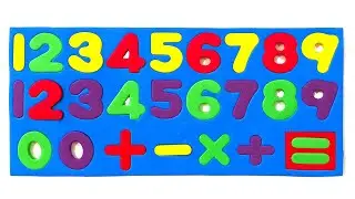 Studying the numbers from 1 to 20 | Mathematical signs | Learning to count fun