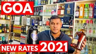 Goa Liquor Prices New Rate 2021  | Whiskey, Rum, Vodka, Wine ,Beer | Wine Store in Goa |