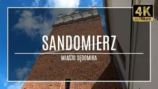 SANDOMIERZ [4K] - Królewskie Miasto Sędomira w jeden dzień (street walk + dron)