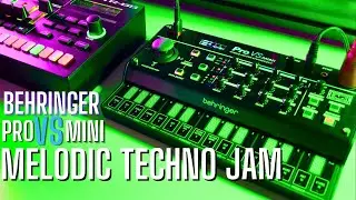 Melodic Soothing Techno Jam | Hibiskus Nebula | Behringer Pro VS Mini & TR-6S & Microcosm & Skylar