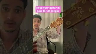 🎸 Keep your guitar in tune for 3X longer