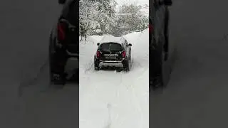Рено Дастер штурм зимней горы