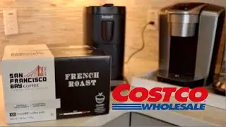 COSTCO! San Francisco Bay Coffee composting K CUPS