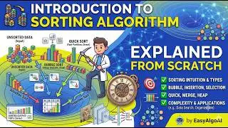 Introduction to Sorting Algorithms | Learn Sorting from Scratch | DSA for Beginners | EasyAlgoAI