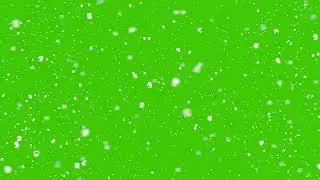 Snow Flakes Falling - Green Screen Effects 4K (3 Video)