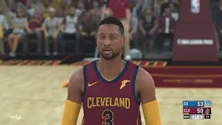 NBA 2k18 - Cleveland Cavaliers vs Golden State Warriors | Dwyane Wade Signs with Cavs
