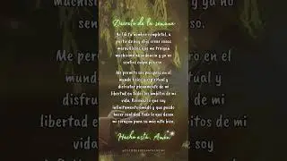 DECRETO PARA LA SEMANA