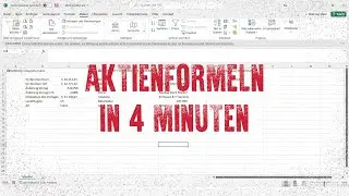 Aktienformeln in 4 Minuten