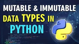 Mutable and immutable data type in python | Data type in python programming | Python datatypes