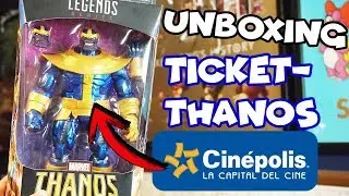 Ticket THANOS Cinepolis UNBOXING Figura Real