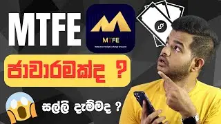 MTFE සල්ලි දැම්මද? දාපුවට මොකද වෙන්නේ ? | Pyramid Scams in Sri Lanka