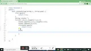 796.  Rotate String || LEETCODE SOLUTION || IN C++ || DATA STRUCTURE AND ALGORITHM