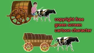 copyright free green screen cartoon character 