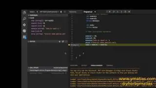 C# Visual Code .Net Core | #11 Debug C# visual code