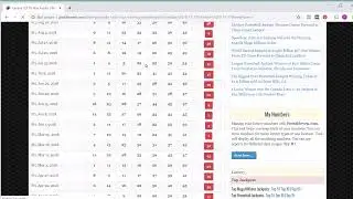 How to get historic lottery results in Excel for FREE