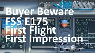 Buyer Beware: Flightsim Studio E175: First Flight, First Impression