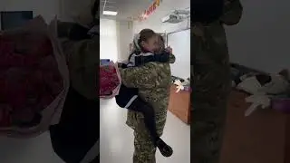 Вот это счастье и радость Папа вернулся домой к любимой дочери❤️‍🔥🌹🇷🇺