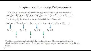 Sequences involving Polynomials