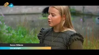 Senna Willems in de kasteeltuin Helmond