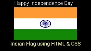 Indian Flag using HTML&CSS