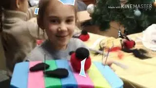 Снегирь Леры. Валяние из шерсти