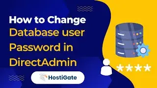 How to change a database user password in DirectAdmin | HostiGate