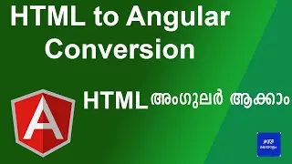 HTML to Angular  Conversion Tutorial