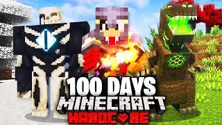 I Survived 100 Days In Minecraft's HARDEST Modpack!