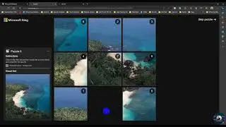Click on the tiles around the empty tile to move them and complete the puzzle.