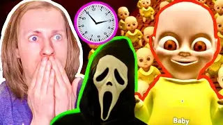 Je JOUE avec 100 BÉBÉS à 3H DU MATIN dans BABY IN YELLOW !