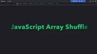 Javascript Array Shuffle Practice