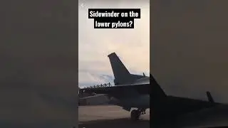 Why is this Sidewinder missile not on the external mounting pylon? 