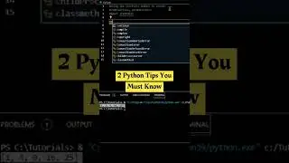 2 Python Tips You Must Know 