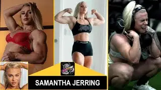 Samantha Jerring #2 - Various Squats w/ Rack + Fellow Trainer, Squat Machine and Dumbells