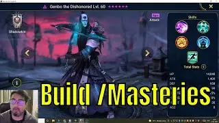 Best Epic Nuker - Gembo The Dishonoured -Build /Masteries - Raid Shadow Legends  (Hindi)