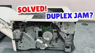 How to Fix Double-Sided Printing Jam on HP LaserJet Pro M402dn | Tech Fix Everything